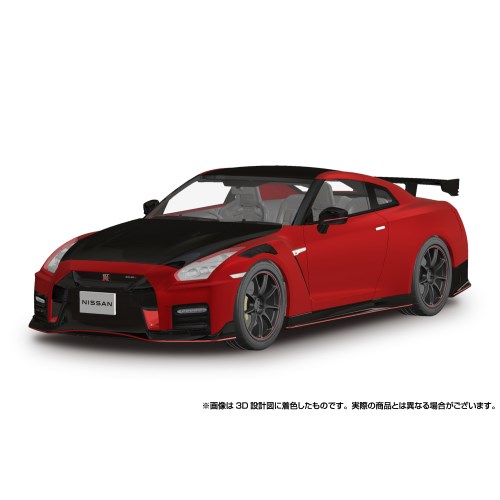 【12/1限定! 最大P6倍 & 最大2000円OFFクーポン!!】楽プラ スナップカー 1／24 R35 NISSAN GT-R NISMO Special edition 2022 バイブラントレッド 【No.02-VR】 (プラモデル)