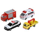 トミカ 緊急車両セット5 おもちゃ こども 子供 男の子 ミニカー 車 くるま 3歳