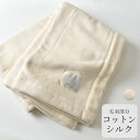 【22周年記念価格】コットン シルク毛布 日本製 匠の技でふわふわ起毛 シングル