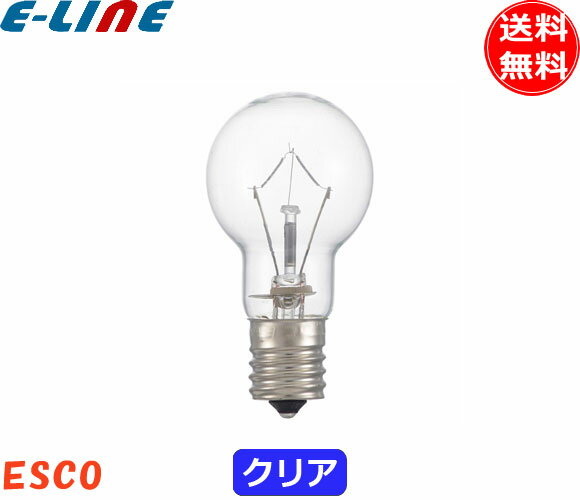 ミニクリプトン球 (40W形/透明/E17)Esco KR110V36W 「25個入/1個…...:esco:10012269