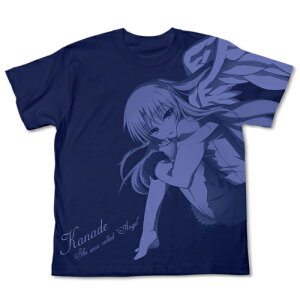 Angel Beats! オールプリントTシャツ かなで インディゴ