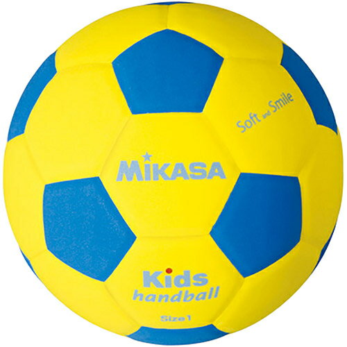 MIKASA（ミカサ） ハンドボール スマイルハンド軽量1号球 キッズ用 150g SH1-YBL 【ハンドボール 1号 小学生用】【PNT5】【Aug08P3】