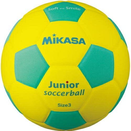 ミカサ MIKASA スマイル<strong>サッカーボール</strong> 軽量球 約150g 黄/緑 SF3J YLG