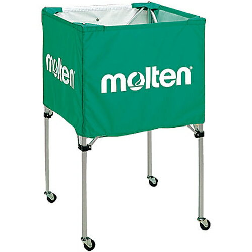 モルテン molten 折りたたみ式ボールカゴ 中・背高 グリーン BK20HGの画像