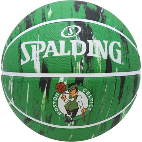 スポルディング SPALDING バスケットボール セルティックス マーブル 7号球 グリーン×ホワイト 83-932Jの画像