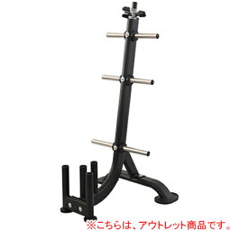 [訳あり]リーディングエッジ LEADING EDGE ダンベル・バーベル用 <strong>プレートラック</strong> 28mm径穴 スタンダード ダンベルプレート対応 ブラック LE-OPT830-T BK