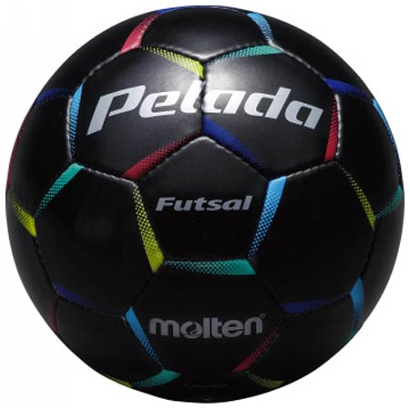 モルテン（molten） ペレーダフットサル メタリックブラック 検定球 PFS400K 【サッカーボール】【Aug08P3】