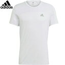 アディダス adidas メンズ HEAT. RDY 半袖ランニングTシャツ ホワイト 25206 GK4302