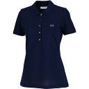 ラコステ ポロシャツ レディース LACOSTE 半袖 166 ネイビー PF7845L