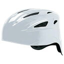 26日9:59迄限定エントリーでポイント5倍★ミズノ(MIZUNO) 軟式キャッチャーヘルメット 01/ホワイト 1DJHC20101 【野球 軟式用ヘルメット キャッチャー 防具】