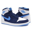 NIKE(ナイキ) AIR JORDAN 1 RETRO HIGH(エアジョーダン)MID NAVY/BLUE-WHITE332550-402 191-012096-290
