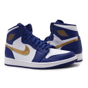 NIKE(ナイキ) AIR JORDAN 1 RETRO HIGH(エアジョーダン)DP RYL/MTLC GLD CN-WHT-INFR332550-406 191-012451-304191-012466-294
