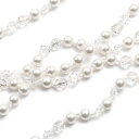 シルバー ロジウムメッキ 貝パール ロングネックレス 【140cm】【BLOOM ブルーム】【誕生石 6月】パール 真珠 ネックレス 女性 誕生日 記念日 プレゼント ギフト サプライズ ジュエリー かわいい シンプル