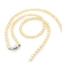 【Value Price】シルバー アコヤパール ロングネックレス (80cm/イエロー/5.5-6.0mm)【BLOOM ブルーム】【誕生石 6月】真珠 ネックレス フォーマル 冠婚葬祭 女性 誕生日 記念日 プレゼント ギフト サプライズ ジュエリー かわいい シンプル