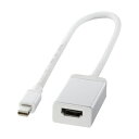 Mini DisplayPortを搭載したMac等をHDMIでディスプレイ・テレビに接続するための変換アダプタ AD-MDPHD03 サンワサプライ