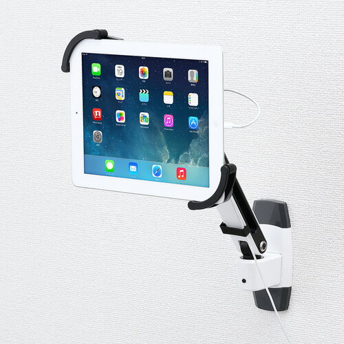 タブレット　iPad アームスタンド　壁面用　1本アーム　CR-LATAB10 サンワサプ…...:esupply:10061937