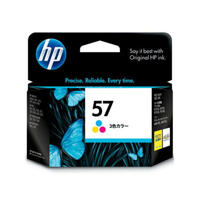 【HP純正インク】プリントカートリッジ カラー ラージサイズ hp57 C6657AA