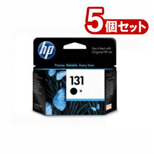 【HP純正インク】プリントカートリッジ 黒 hp131 5個セット（2，234/個） C8765HJX5