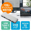 MacBook専用USB PD対応USB3.1Type Cハブ(Mini DisplayPort変換・充電機能付・USB2.0ハブ/2ポート・microSDスロット付) EZ4-ADR307SPD【ネコポス対応】【送料無料】