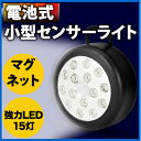 電池式超小型15LEDセンサーライト（明るいタイプ）