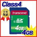 Transcend(トランセンド・ジャパン)SDHCカード(4GB・class4)【ネコポス対応】