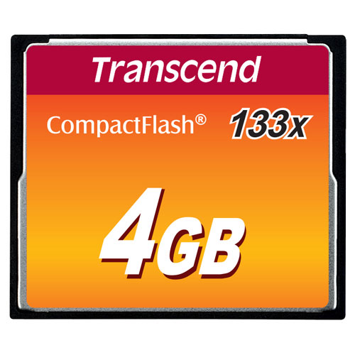 Transcend コンパクトフラッシュカード（4GB・133倍速）