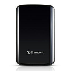 Transcend 500GB StoreJet 25D2 外付けハードディスク（ブラック） TS500GSJ25D2