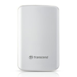 Transcend 500GB StoreJet 25D2 外付けハードディスク（ホワイト） TS500GSJ25D2-W