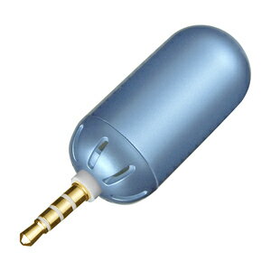 【サンワサプライ】【MM-MCSP1BL2】iPodのボイスレコーダーに使えるマイク機能付き小型スピーカー(ブルー)【RCPmara1207】