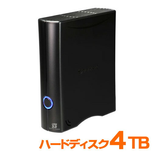【Transcend】 外付けHDD 4TB USB3.0対応 3.5インチ StoreJ…...:esupply:10066253