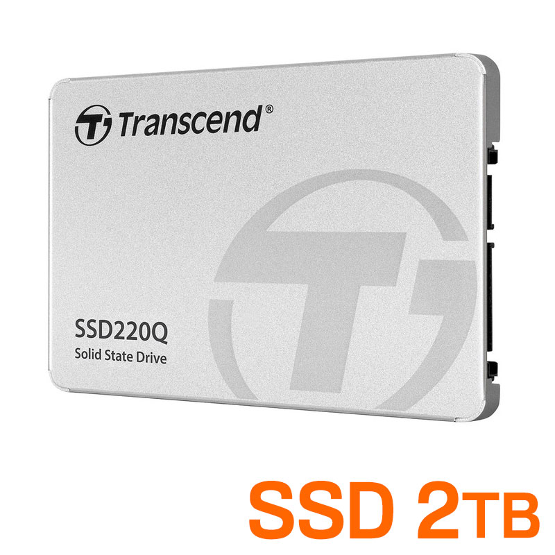 SSD Transcend 2TB 2.5インチ SATAIII TS2TSSD220Q <strong>トランセンド</strong>【ネコポス対応】