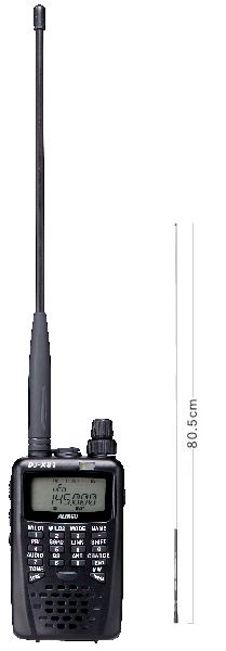 DJ−X81（DJX81）受信改造済＆SRH789（広帯域ロッドアンテナ）のお買い得セットアルインコ　広帯域受信機（レシーバー）ノーマル/航空無線（エアーバンド）/鉄道無線・あす楽対応アルインコDJ-X81(DJX81)受信改造済＆SRH789広帯域ロッドアンテナとセットメモリータイプを無料で変更ノーマルor航空無線or鉄道無線