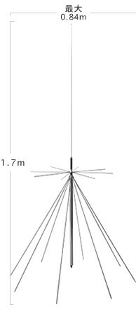 ポイント5倍第一電波工業（ダイヤモンド）D1300AM（D−1300AM）AMラジオ受信対応スーパーディスコーンアンテナポイント5倍ダイヤモンドAMラジオ受信対応スーパーディスコーンアンテナD1300AM(D-1300AM)