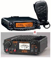 FT−8800（FT8800）分離ケーブル（3m）付＆DT−830Mのお買い得セット！144/430MHz:20Wモービル機（受信範囲拡張済）＆DC-DCコンバーター スタンダード　144/430MHz:20W＆DC-DCコンバーターFT-8800(FT8800)＆DT830M更にセパレートケーブルプレゼント！