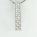 【ポイント10倍】ダイヤモンド ネックレス 18k ペンダント レディース フラワー 花 透かし レース ストレート スクエア ゴールド k18 18金