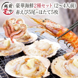 ★月間優良ショップ受賞★ 海鮮 セット 詰め合わせ 海鮮バーベキュー 2種10品 送料無料 福袋 赤エビ 5尾＆ホタテ 5枚 海鮮セット 海鮮鍋 セット 海鮮グルメ <strong>海鮮おせち</strong> 海鮮丼 おせち 海鮮バーベキューセット 海鮮BBQセット【冷凍】