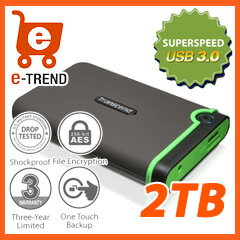 【送料無料】トランセンド　TS2TSJ25M3 [USB3.0対応ポータブル外付けHDD …...:etre:10009473