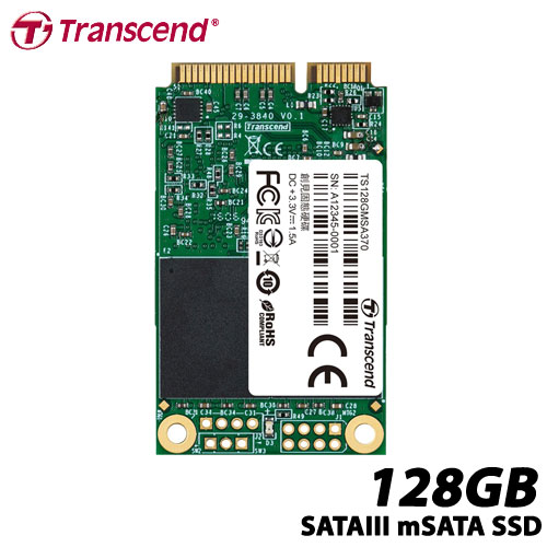 【送料無料】トランセンド　TS128GMSA370 [SATAIII mSATA 128GB SSD]