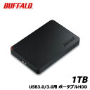 バッファロー HD-NRPCF1.0-BB USB3.0 ポータブルHDD 1TB BUFFALO バッファロー