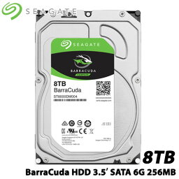 SEAGATE ST8000DM004 [<strong>BarraCuda</strong>（<strong>8TB</strong> HDD 3.5インチ SATA 6G 256MB）]