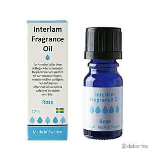 『インターラム フレグランスオイル ローズ 10ml』【アロマオイル】【Daiko】【クーポン利用で送料無料】