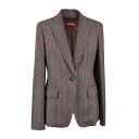 マックスマーラステュ-ディオ テーラードジャケット MAXMARA STUDIO 60460492 HANS 001 ブラウン プレゼント ギフト