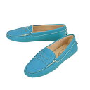 トッズ ドライビングシューズ TODS XXW00G0001 SMK T219 MOC.F.GOMMINI グリーン レディース 訳あり