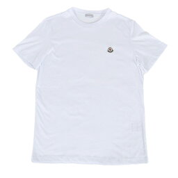 <strong>モンクレール</strong> MONCLER Tシャツ 88C00055829H8 ホワイト <strong>メンズ</strong>【アウトレット】 【好評につき再入荷】