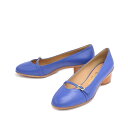 フェラガモ パンプス FERRAGAMO ブルー AUDREY 0606703