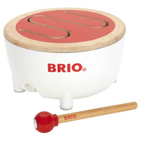 BRIO ブリオ BRIOドラム〜BRIOの赤ちゃんの木のおもちゃシリーズ。はじめての楽器…...:eurobus:10006959