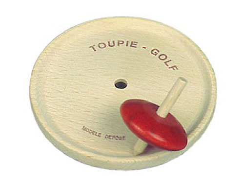 ［Kremers クレマーズ］ミニゴルフ〜ドイツ・Kremers(クレマーズ社)のコマを使った木製ゴルフゲームです。盤の穴にコマの軸を入れよう！