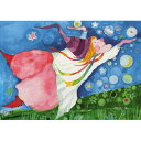 ［エバマリア・オットーハイドマン］ポストカード 空飛ぶ人〜ドイツを代表する絵本作家、エバマリア・オットーハイドマンのイラストを用いたポストカード「自然の妖精シリーズ」。