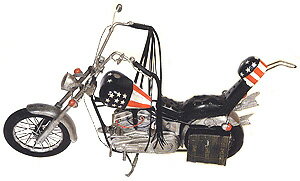 ブリキのおもちゃ（motorcycle american）(置物・オブジェ・インテリア小物・レトロ・アンティーク・バイク）【夏のインテリアフェア】古き良き思い出を呼び起こす♪インテリア小物/レトロ/アンティーク/バイク/ブリキ/おもちゃ