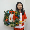 クリスマス装飾 バリューリース 40cm / 飾り付け ディスプレイ デコレーション